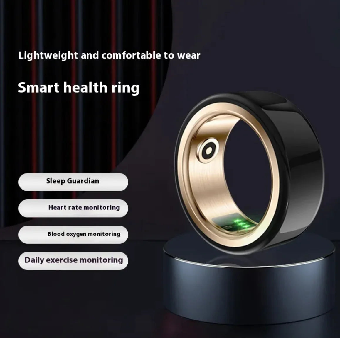 Kronos Ring Ceramic Edition - Anillo Inteligente Cerámica Grado Médico