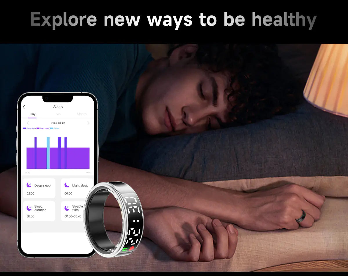 Kronos Ring Display - Anillo Inteligente con Pantalla OLED Premium