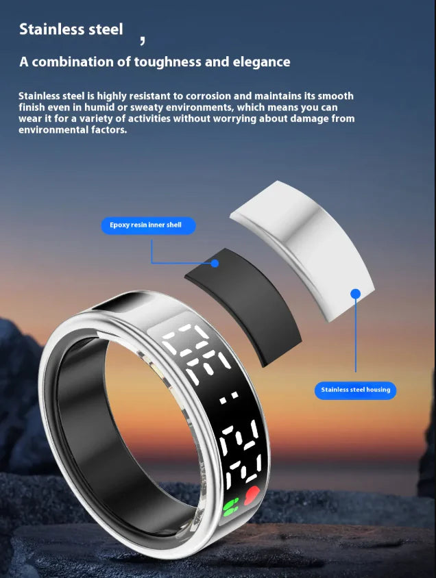 Kronos Ring Display - Anillo Inteligente con Pantalla OLED Premium